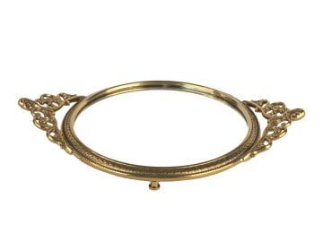 STILARS PİRİNÇ YUVARLAK JARDİNYER 35cm