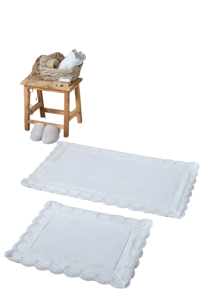 İşlemeli 2'li Paspas Set 60*100