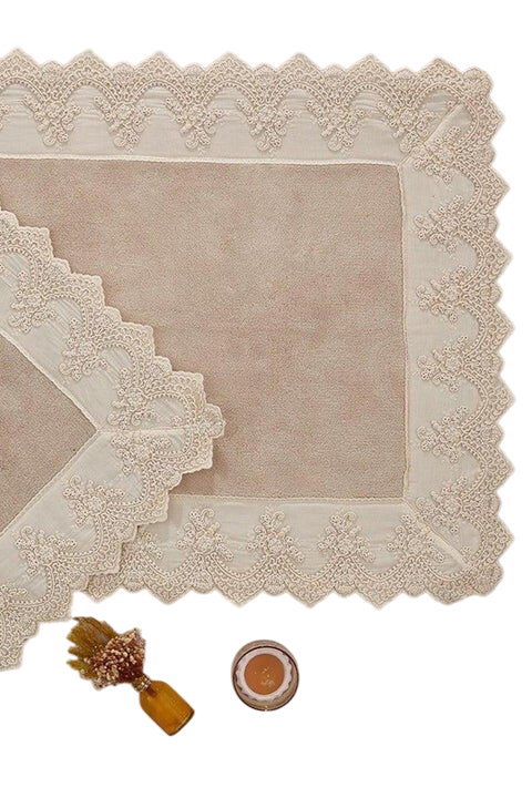 İşlemeli 2'li Paspas Set 60*100