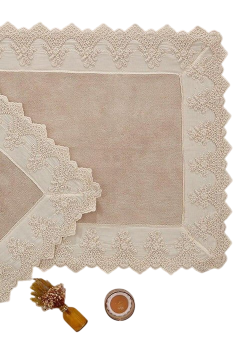 İşlemeli 2'li Paspas Set 60*100