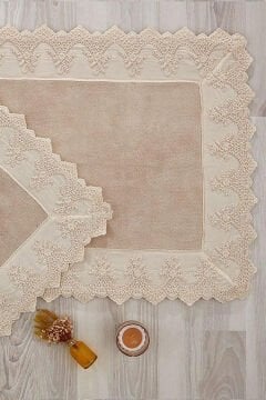 İşlemeli 2'li Paspas Set 60*100