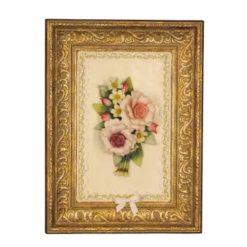 CAPODIMONTE ÇİÇEKLİ TABLO