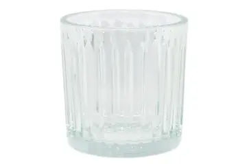 ÇİZGİLİ CAM VAZO 14*