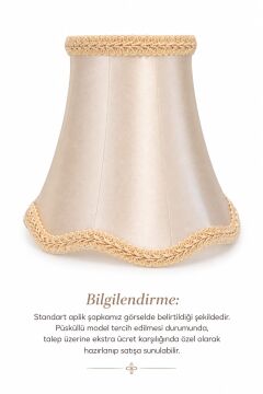 TEK KOLLU PİRİNÇ BAŞAK APLİK (Mat)