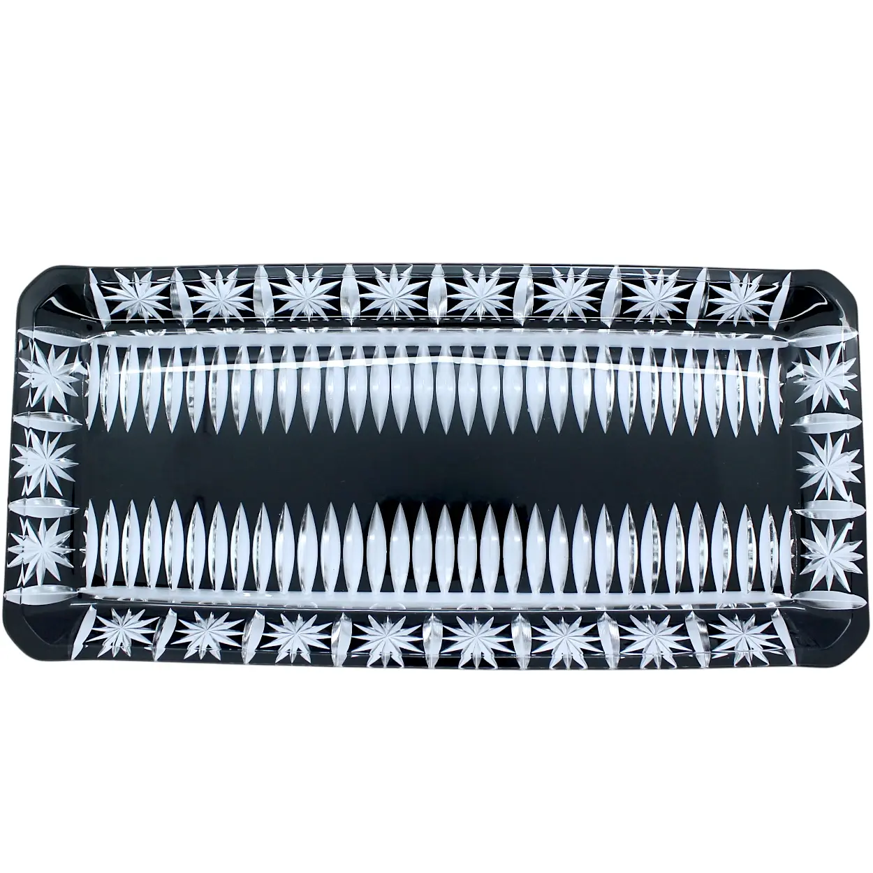 DİKDÖRTGEN SERVİSLİK SİYAH