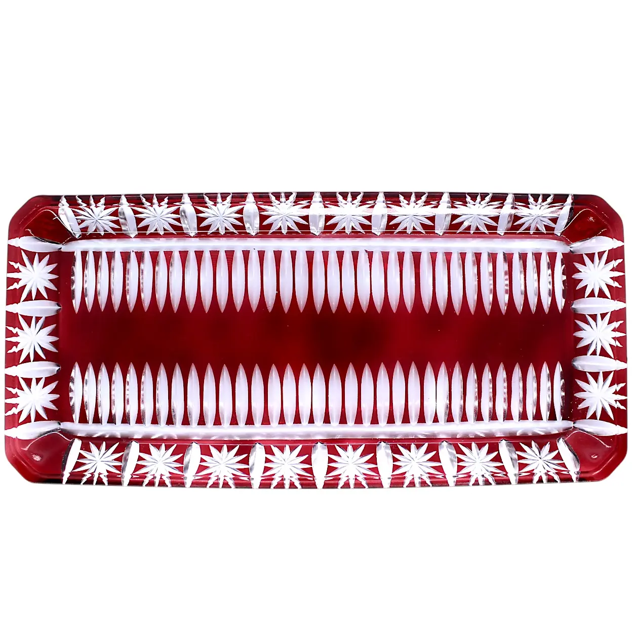 DİKDÖRTGEN SERVİSLİK KIRMIZI