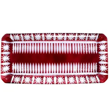 DİKDÖRTGEN SERVİSLİK KIRMIZI