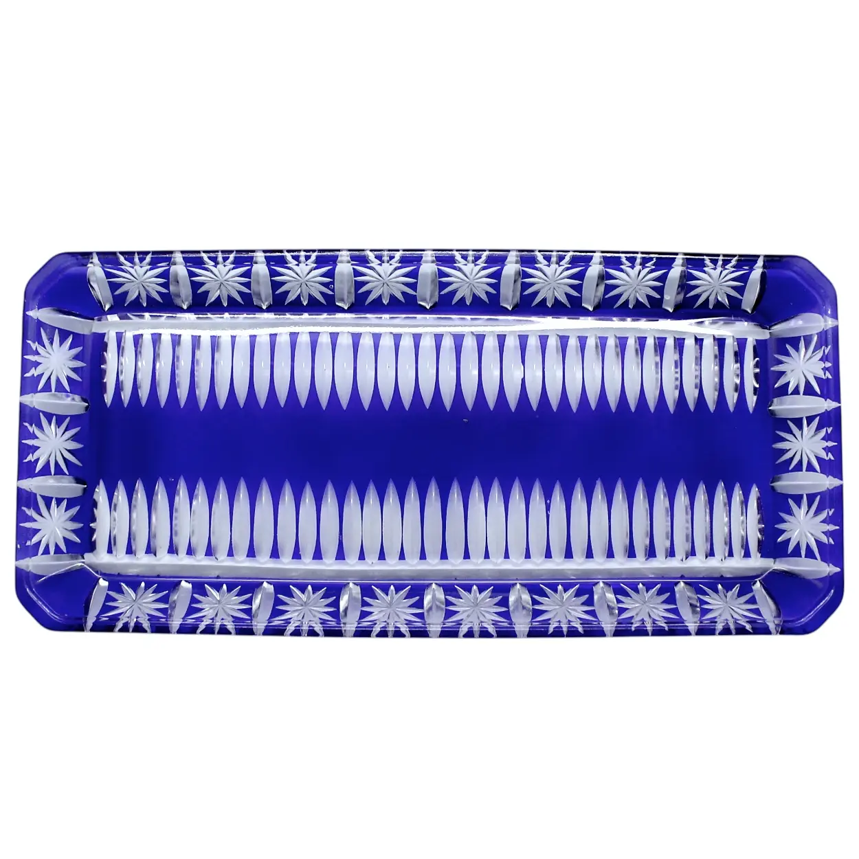 DİKDÖRTGEN SERVİSLİK LACİVERT