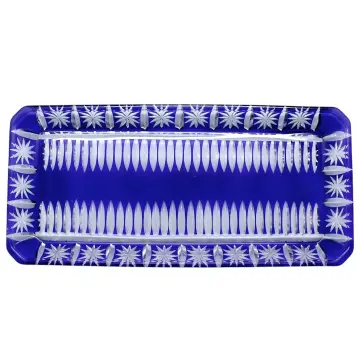 DİKDÖRTGEN SERVİSLİK LACİVERT