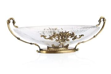 ANTİK OVAL ŞEFFAF CAM GONDOL