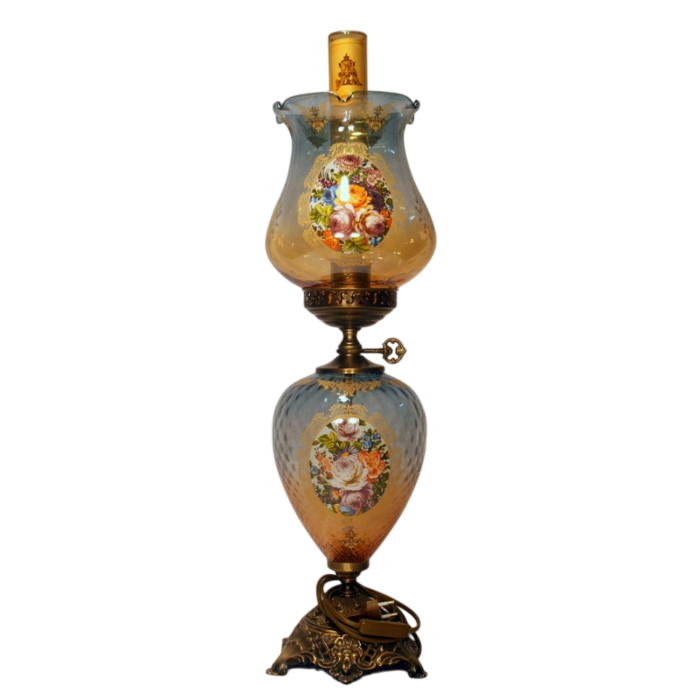 MARCELLO AMBER BLUE ABAJUR