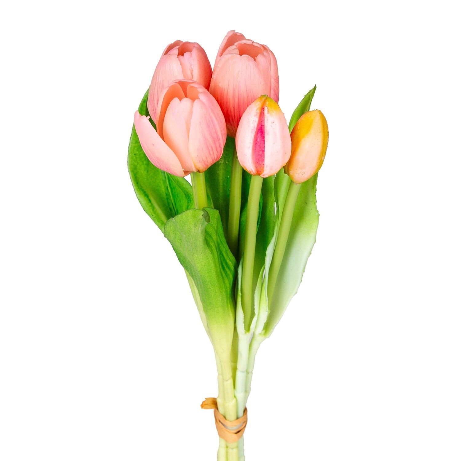 İTHAL ISLAK DOKULU LALE PEMBE 33 CM