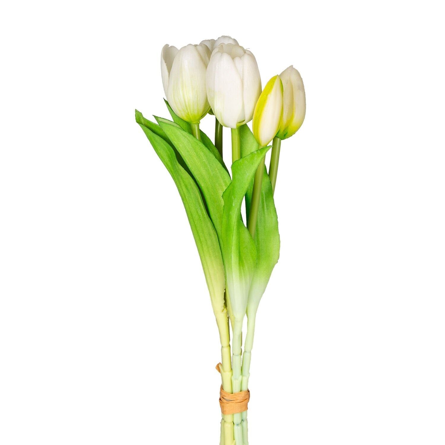 İTHAL ISLAK DOKULU LALE BEYAZ 33 CM