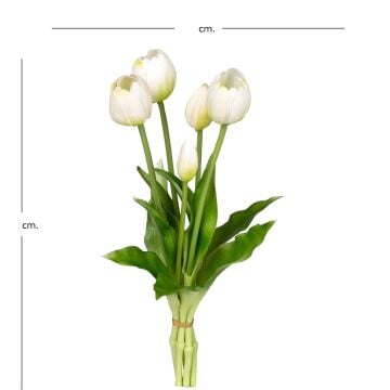 İTHAL ISLAK DOKULU LALE PEMBE 40 CM