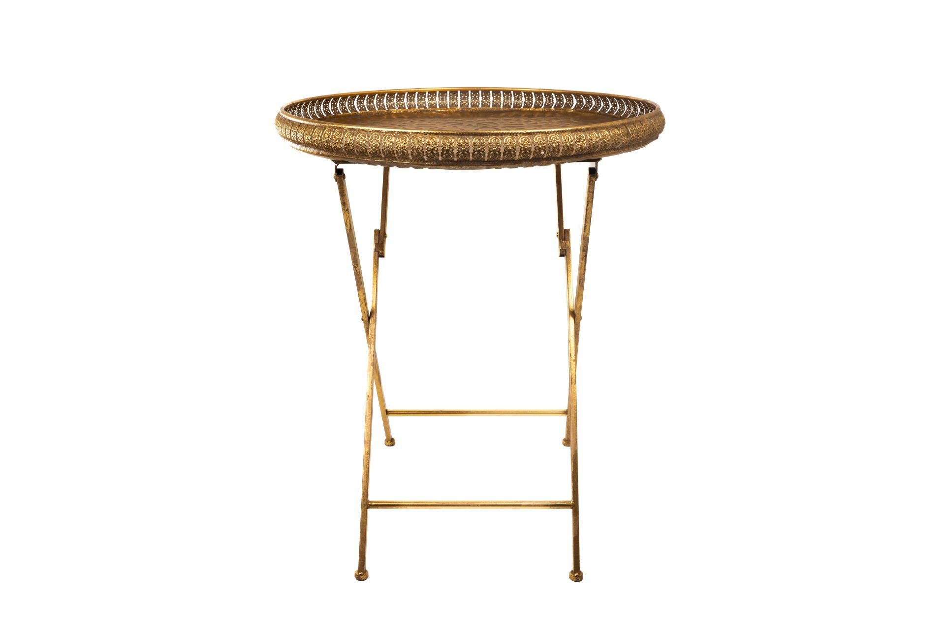 METAL TEPSILİ SEHPA  61*61*71CM