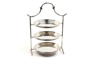 PASLANMAZ CELIK 3 KATLI STAND 23,5X16,5X32 CM