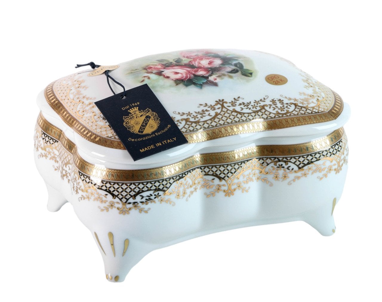 DEPOS PORSELEN DEKORATİF KUTU