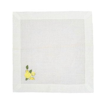 LİMON TEMALI KETEN PEÇETE