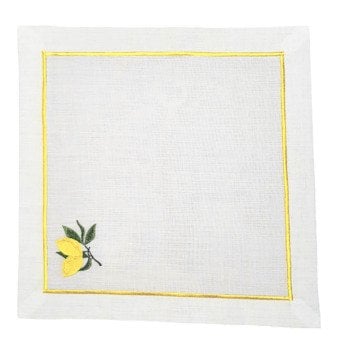 LİMON TEMALI KETEN PEÇETE