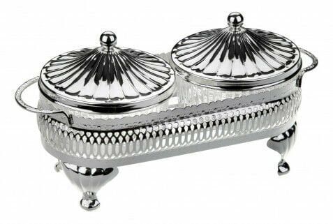 2'Lİ YUVARLAK KAPAKLI SUNUMLUK