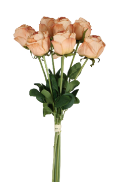 Lux 7li Kuru Model Gül Demeti Açık Kahve